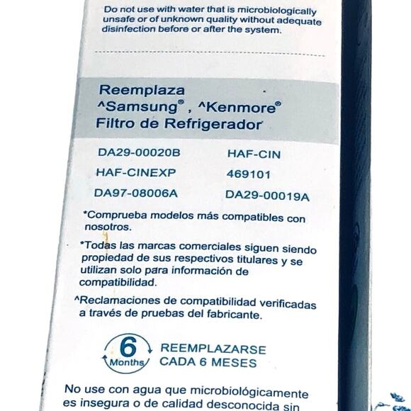 Water Filter 3 Pack RWF0700A For Samsung - Kenmore DA29-00020B HAF-CIN 469101 - Picture 9 of 13